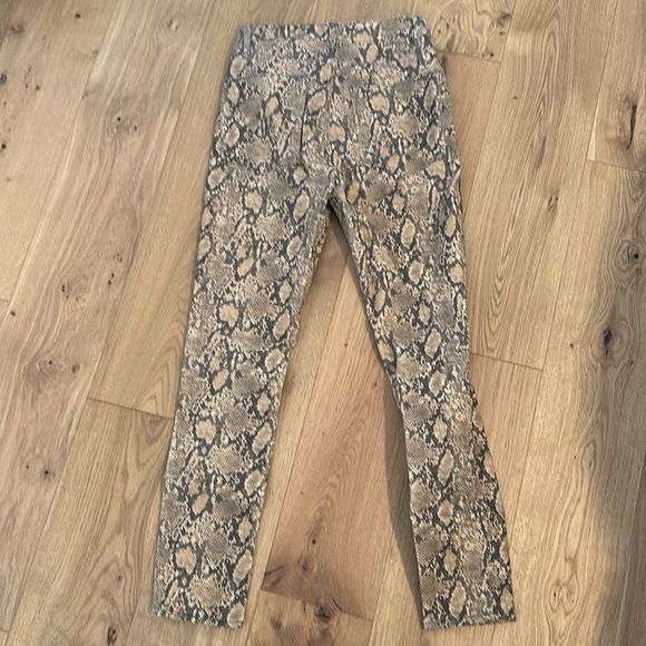 Frame Le High Skinny Crop Snake Jeans - Picture 4 of 4